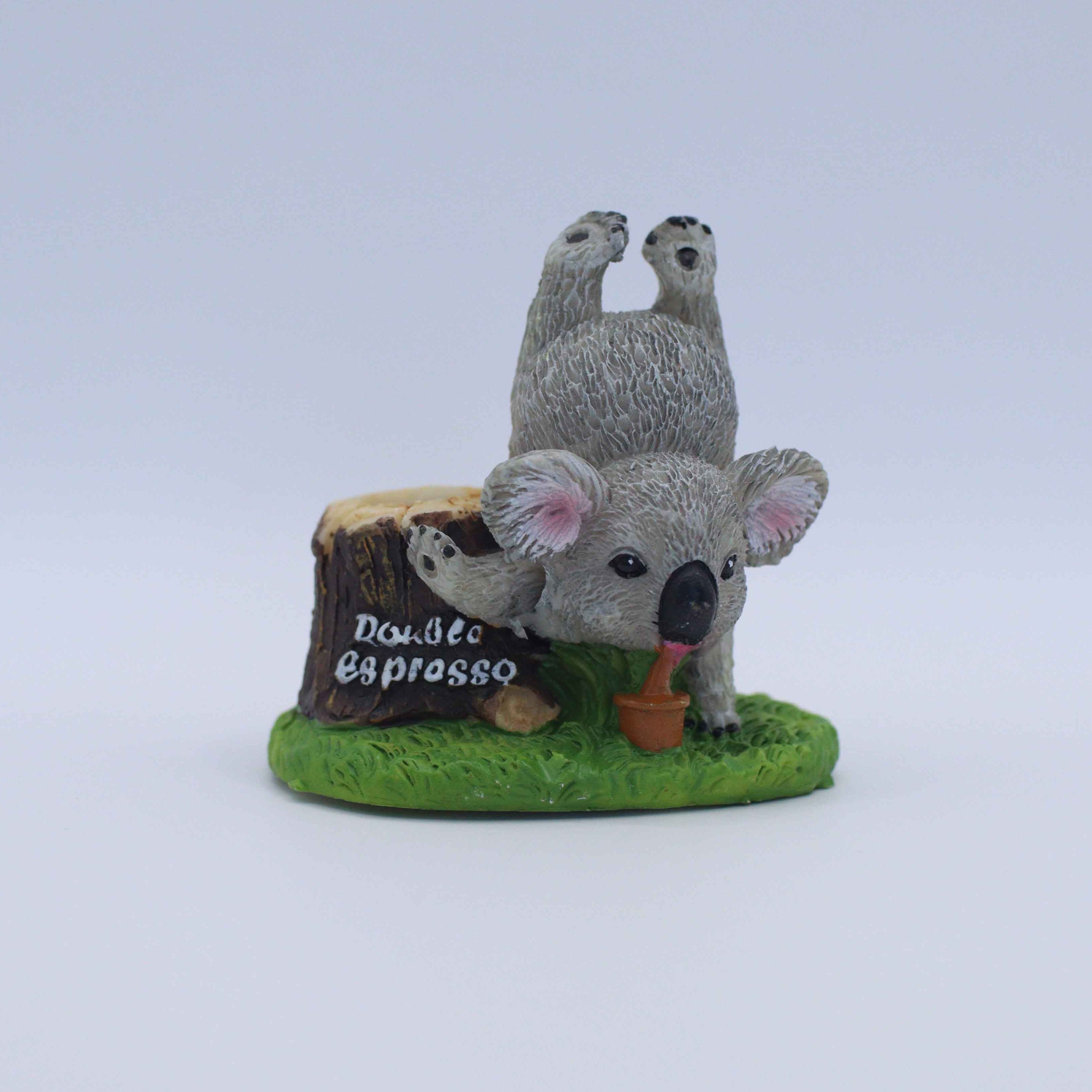 Unique Australian Pen Holder: Caffeinated Koala Souvenir