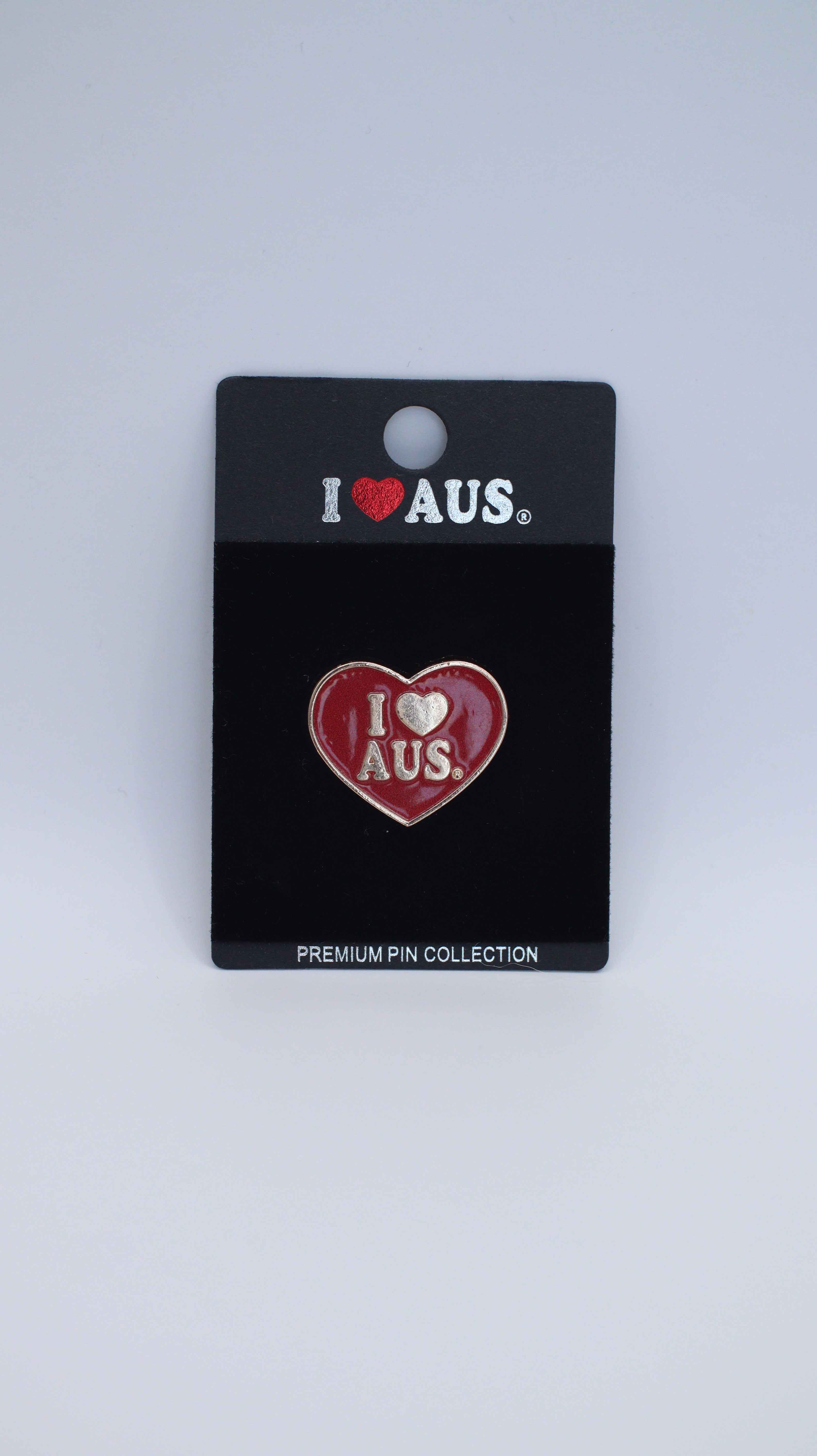 Aussie Love Heart Pin