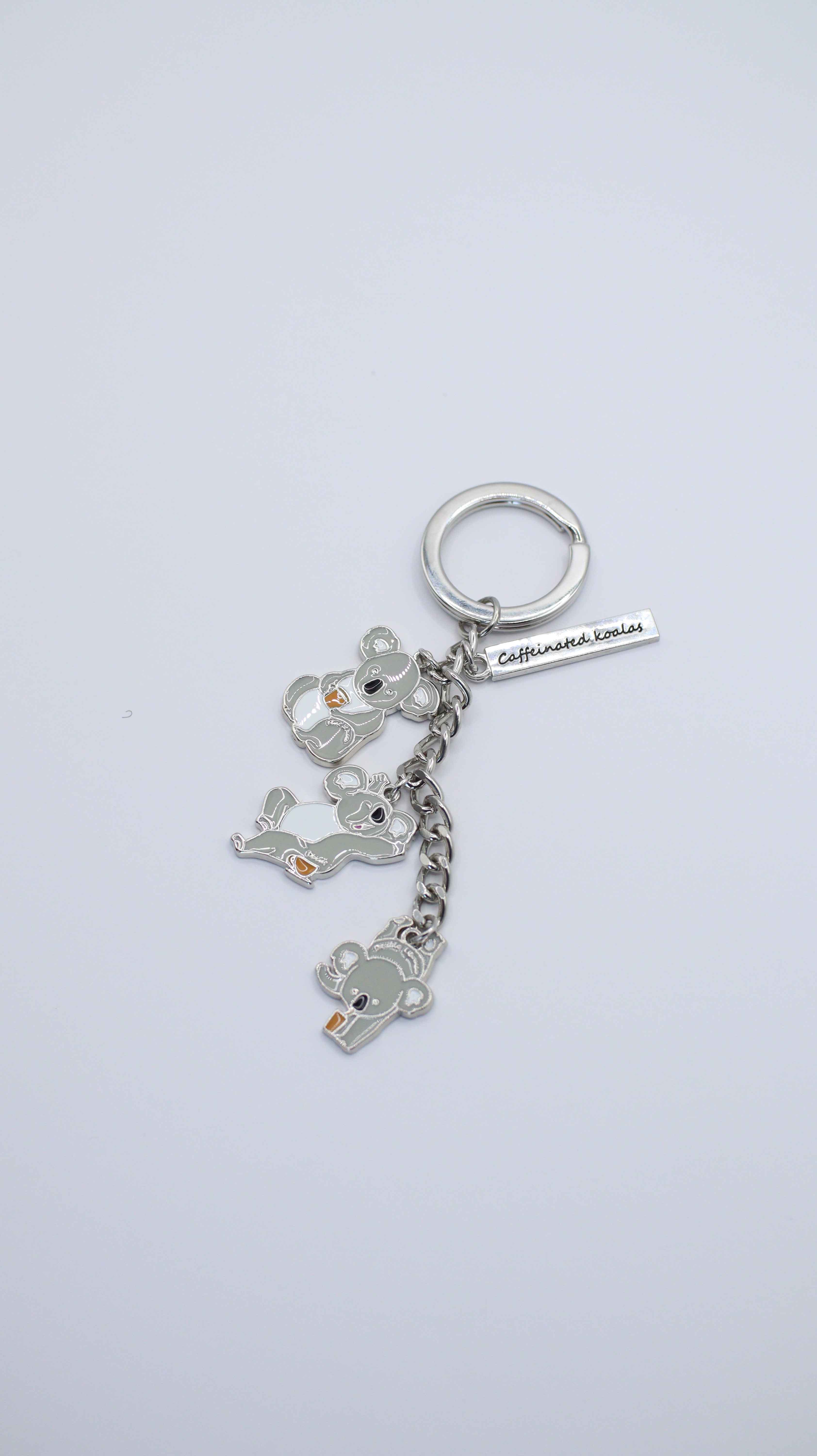 Caffeinated Koala Keyring – Unique Australian Tourist Gift