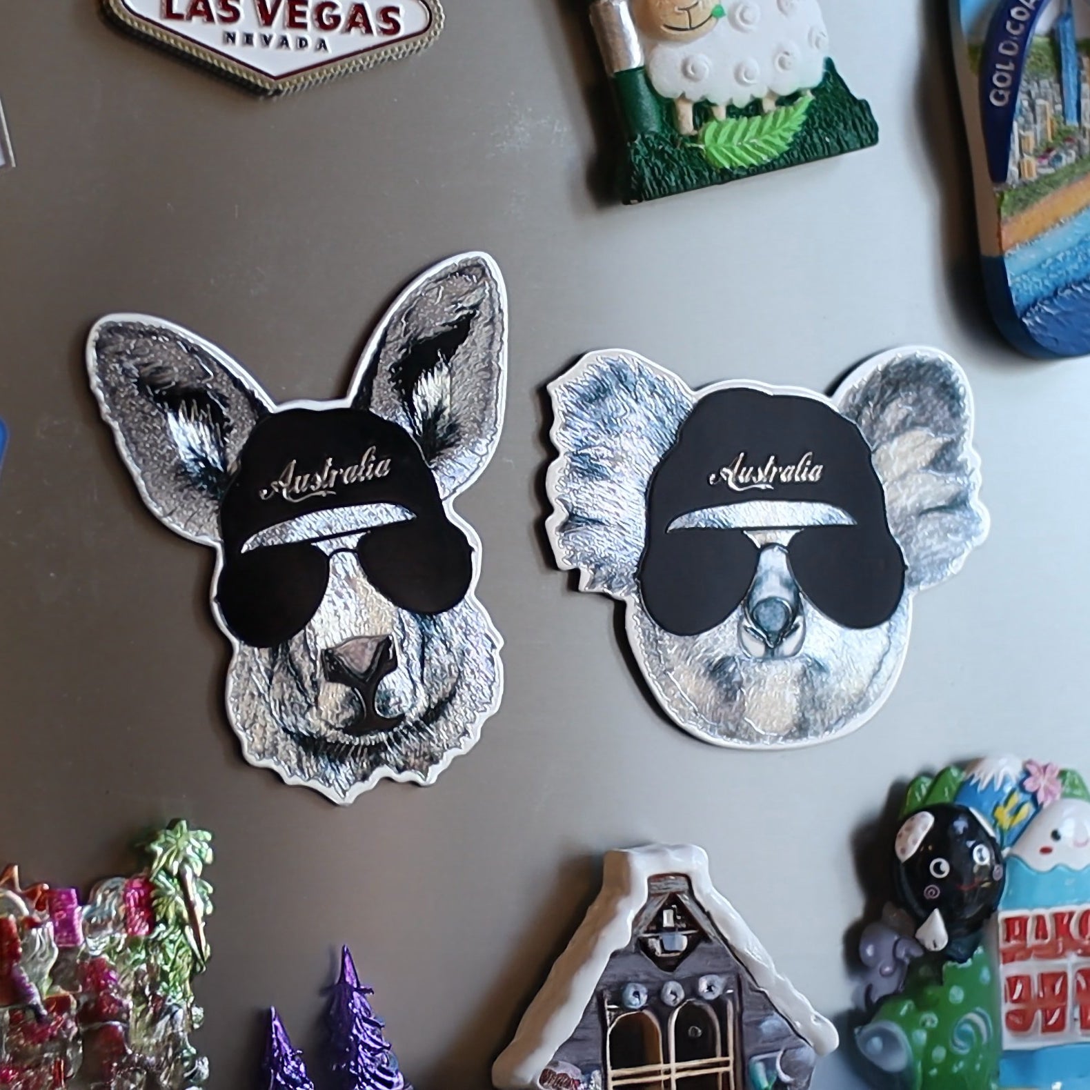 Unique Australian Souvenir Magnets – Roo & Koala Design
